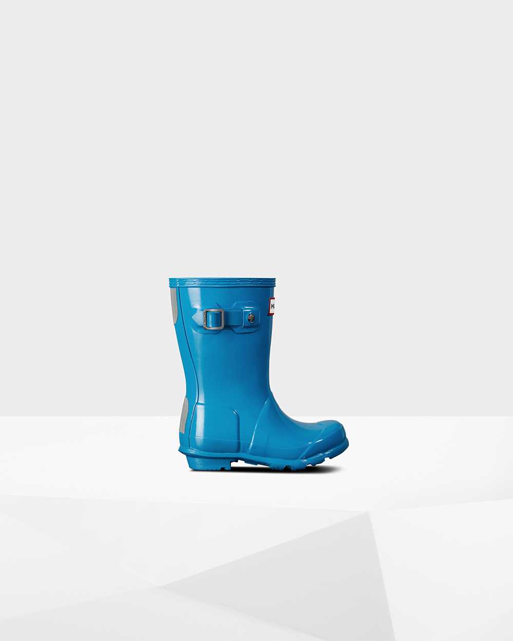 Hunter Original Little Gloss Kids Rain Boots NZ-98079X Blue